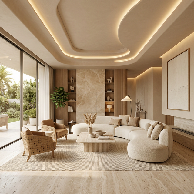 تصميم داخلي فاخر